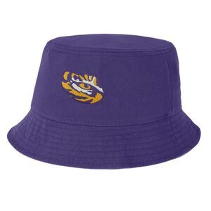 Nike Men's‎ LSU Tigers Purple Dri-FIT Apex Swoosh Bucket Hat - Large